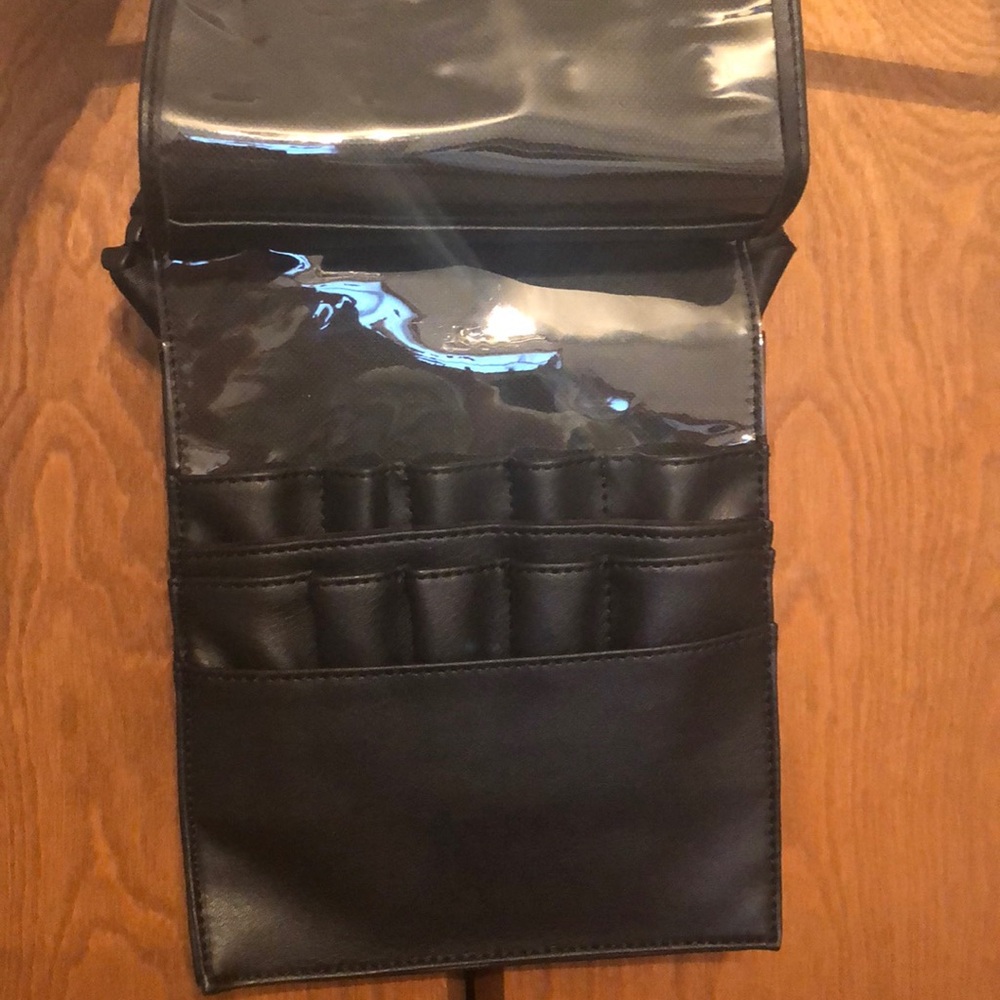 Clinique makeup brush belt! Black, adjustable, never used.